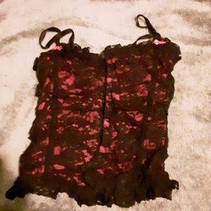 Lace corset top